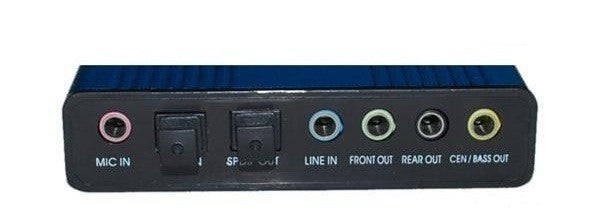 USB 5.1 hangkártya külső hangkártya 5.1 spdif