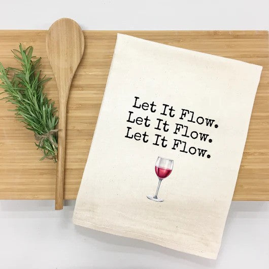 Let it Flow, Let it Flow, Let it Flow Kitchen Towel